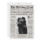 Modern Newspaper Photo QR Code Wedding Invitation