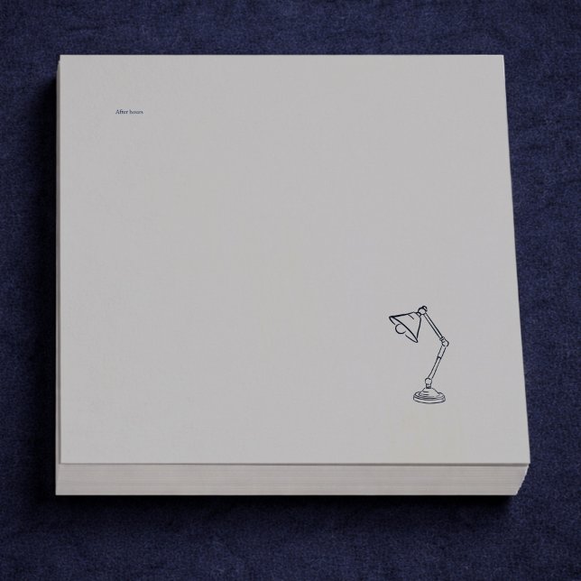 Modern Nocturnal Scholar Aesthetic/Night Lamp Post-it Notes (Creator Uploaded)