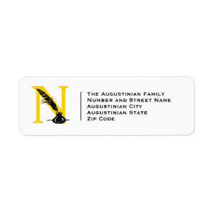 Modern NOTARY AGENT Return Address