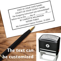 Modern Notary Public Acknowledgement