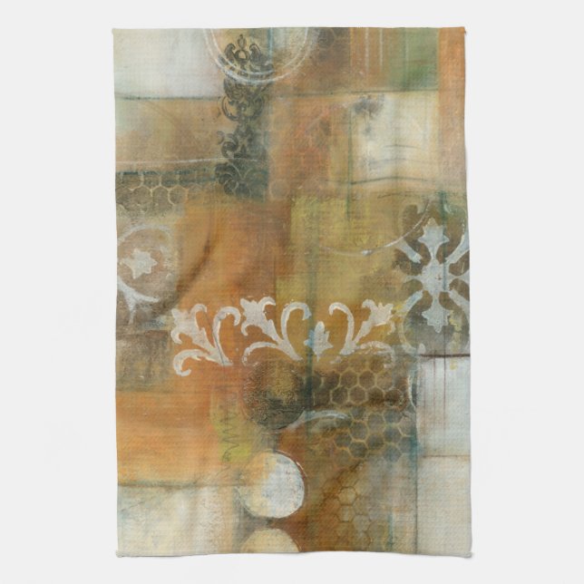 Modern Note II Tea Towel (Vertical)