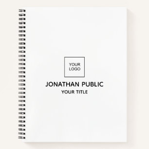Modern Notebooks Add Company Logo Here