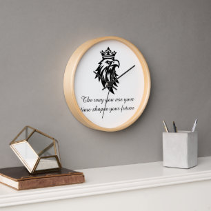 "Modern Number Line Wall Clock Home and Office