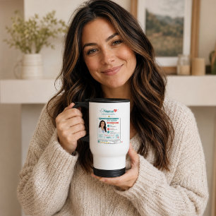 Modern Nurse Appreciation Patient Review Travel Mug