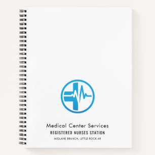 Modern Nurse Medical Assistants Custom Notebook