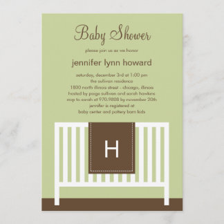 Modern Nursery Baby Shower Invitation (Neutral)