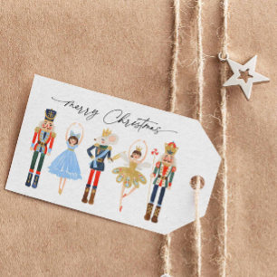 Modern Nutcracker Christmas Minimalist Gift tags