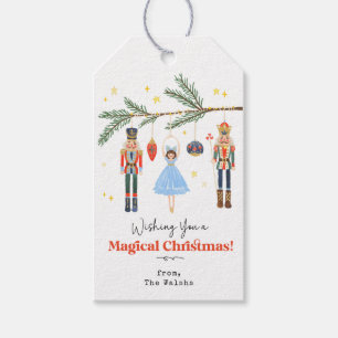 Modern Nutcracker Christmas Minimalist Gift tags 