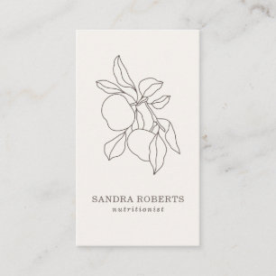 Modern  nutritionist Business Card
