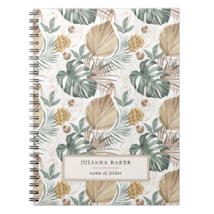 Modern Oasis Foliage Notebook