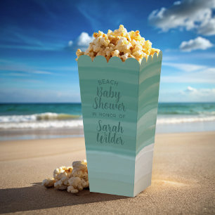Modern Ocean Beach Baby Shower Favour Boxes