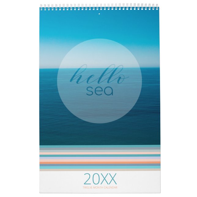 Modern Ocean Quote Calendar (Cover)