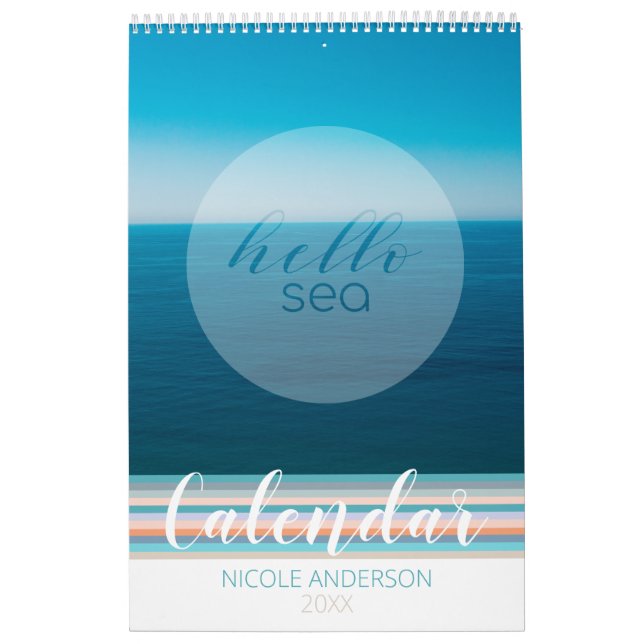 Modern Ocean Quote Calendar (Cover)