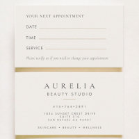 Modern Office Appointment Card