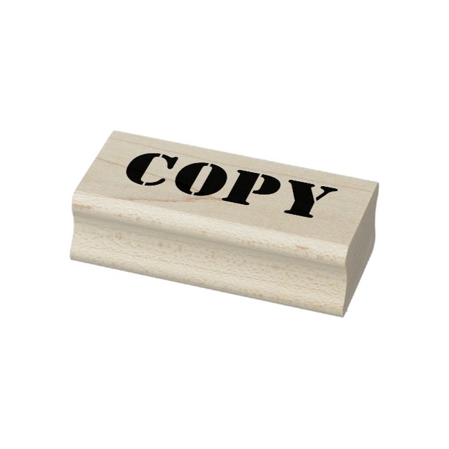 Modern Office "COPY" Message All Caps Font  Rubber Stamp (Stamp)