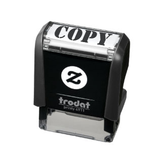 Modern Office "COPY" Message All Caps Font  Self-inking Stamp