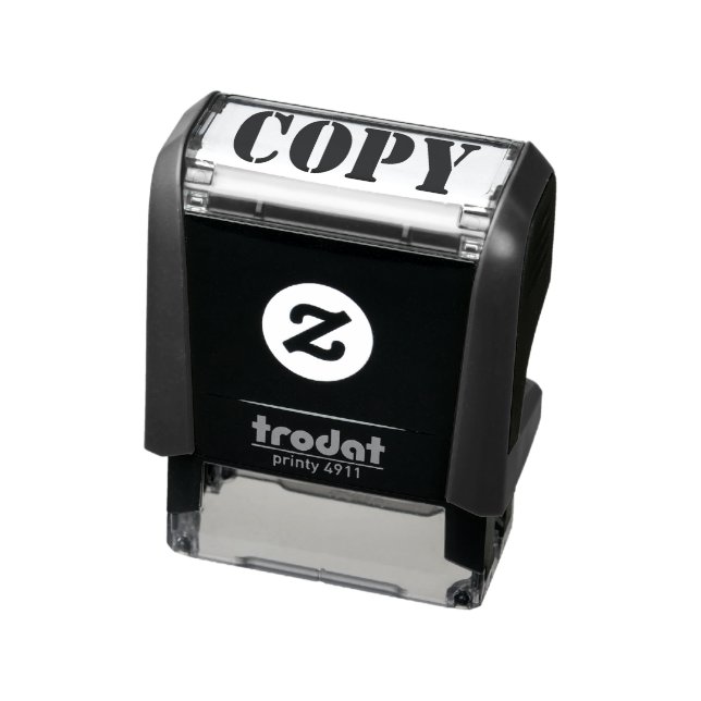 Modern Office "COPY" Message All Caps Font  Self-inking Stamp (Product)