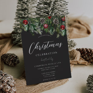 Modern Office Corporate Christmas Party  Invitation