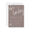 Modern Oh Baby Neutral Baby Shower Thank You Card