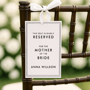 Modern   Old Money  Reserved Seat Tag