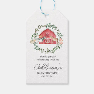 Modern on the Farm favour tag, farm party tags, Gift Tags