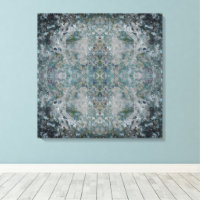 Modern One Of A Kind Abstract Art In A Foggy Mood