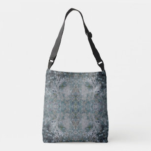 Modern One Of A Kind Abstract Art In A Foggy Mood Crossbody Bag