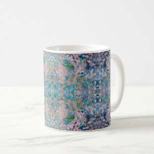 Modern One Of A Kind Abstract With Sangria Colors Coffee Mug