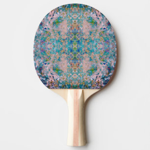 Modern One Of A Kind Abstract With Sangria Colors Ping Pong Paddle