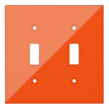 Modern Orange Colorblock Light