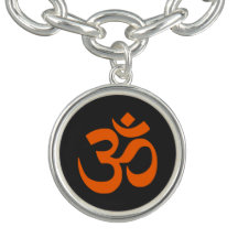 Modern Orange Om