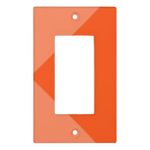 Modern Orange Peach Geometric Light