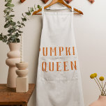 Modern Orange Pumpkin Queen Best Gift Apron<br><div class="desc">Modern Orange Pumpkin Queen Best Gift</div>