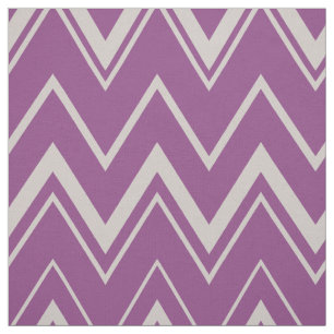 Modern orchid purple chevron pattern fabric