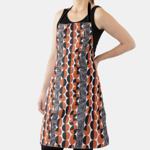 Modern Organic Abstract Pattern Apron