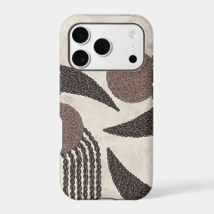 Modern Organic-Coffee Beans-Geometric- Neutral-