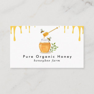 Modern Organic Honey Farm  Business Card