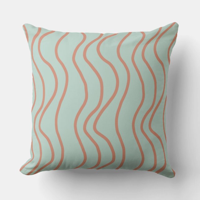 Modern Organic Line Minimalistic Cushion (Front)