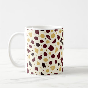 Modern Organic Terrazzo Abstract Stone Mosaic Coffee Mug
