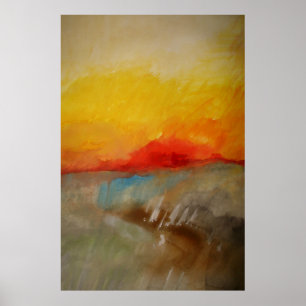 Modern Original Abstract Painting Art Poster