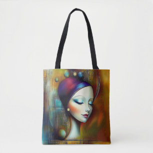 Modern Original Unique Trendy Cool Fantasy Woman Tote Bag