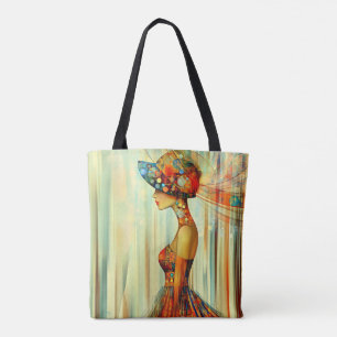 Modern Original Unique Trendy Cool Fantasy Woman Tote Bag