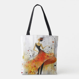Modern Original Unique Trendy Cool Fantasy Woman Tote Bag