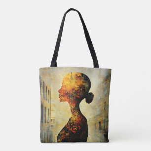 Modern Original Unique Trendy Cool Fantasy Woman Tote Bag