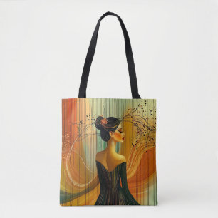 Modern Original Unique Trendy Cool Fantasy Woman Tote Bag