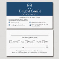 Modern Orthodontist Visit Appointment Reminder