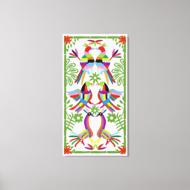 Modern Otomi Design III Canvas Print (Front)