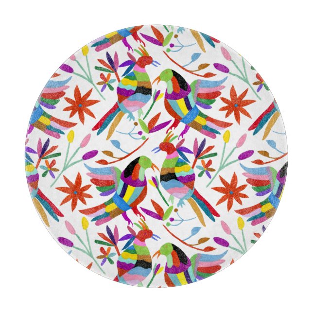 Modern Otomi Design III Cutting Board (Front)