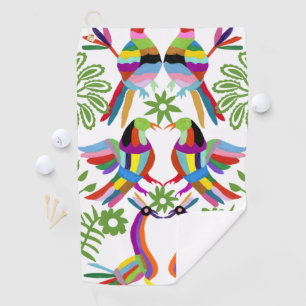 Modern Otomi Design III Golf Towel