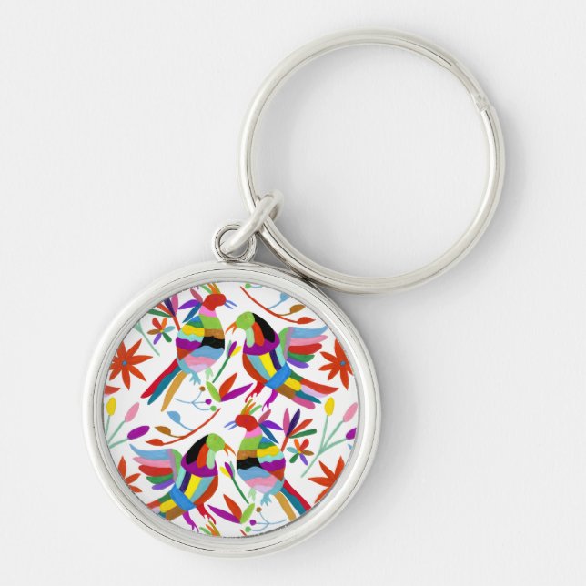 Modern Otomi Design III Key Ring (Front)